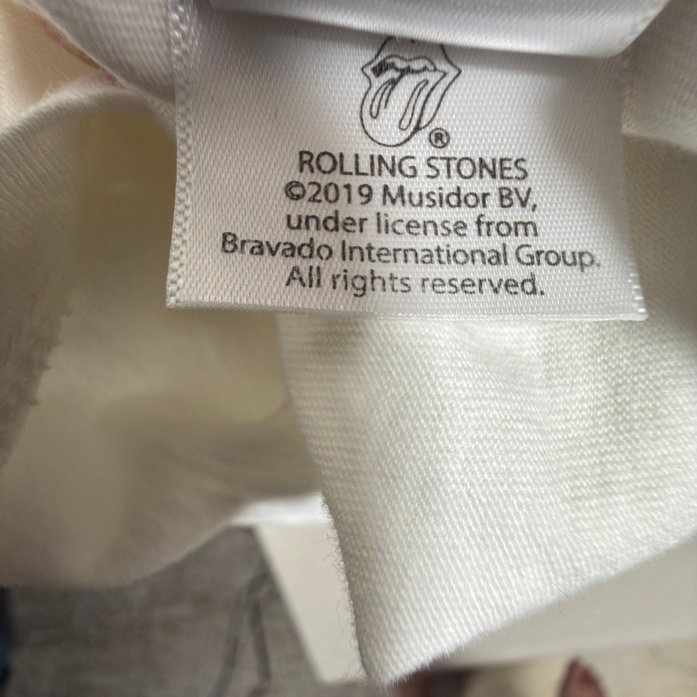 Daydreamer Rolling Stones Tee Womens S 1989 Tour Graphic White Distressed USA - Picture 4 of 7